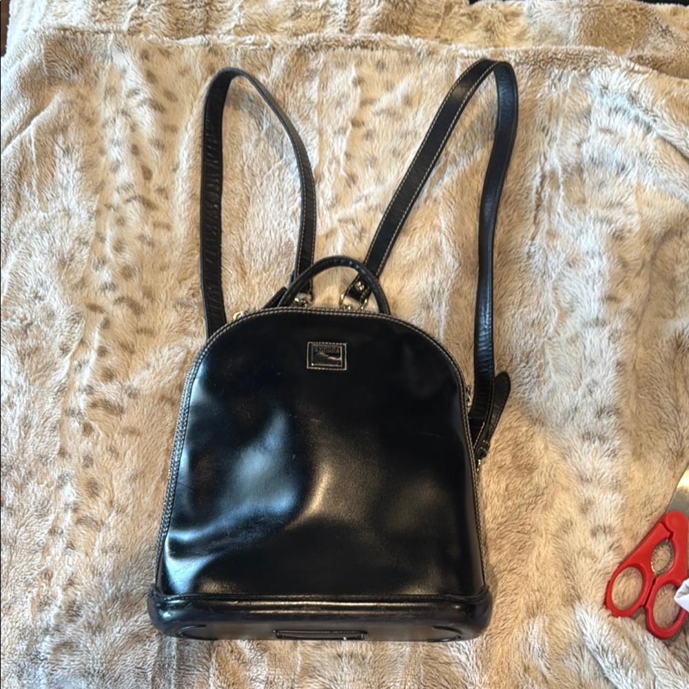 Dooney & Bourke Glossy Black Backpack
